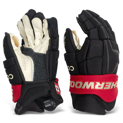 Sherwood Code Encrypt Pro 4-Nations Senior Hockey Gloves - TheHockeyShop.com