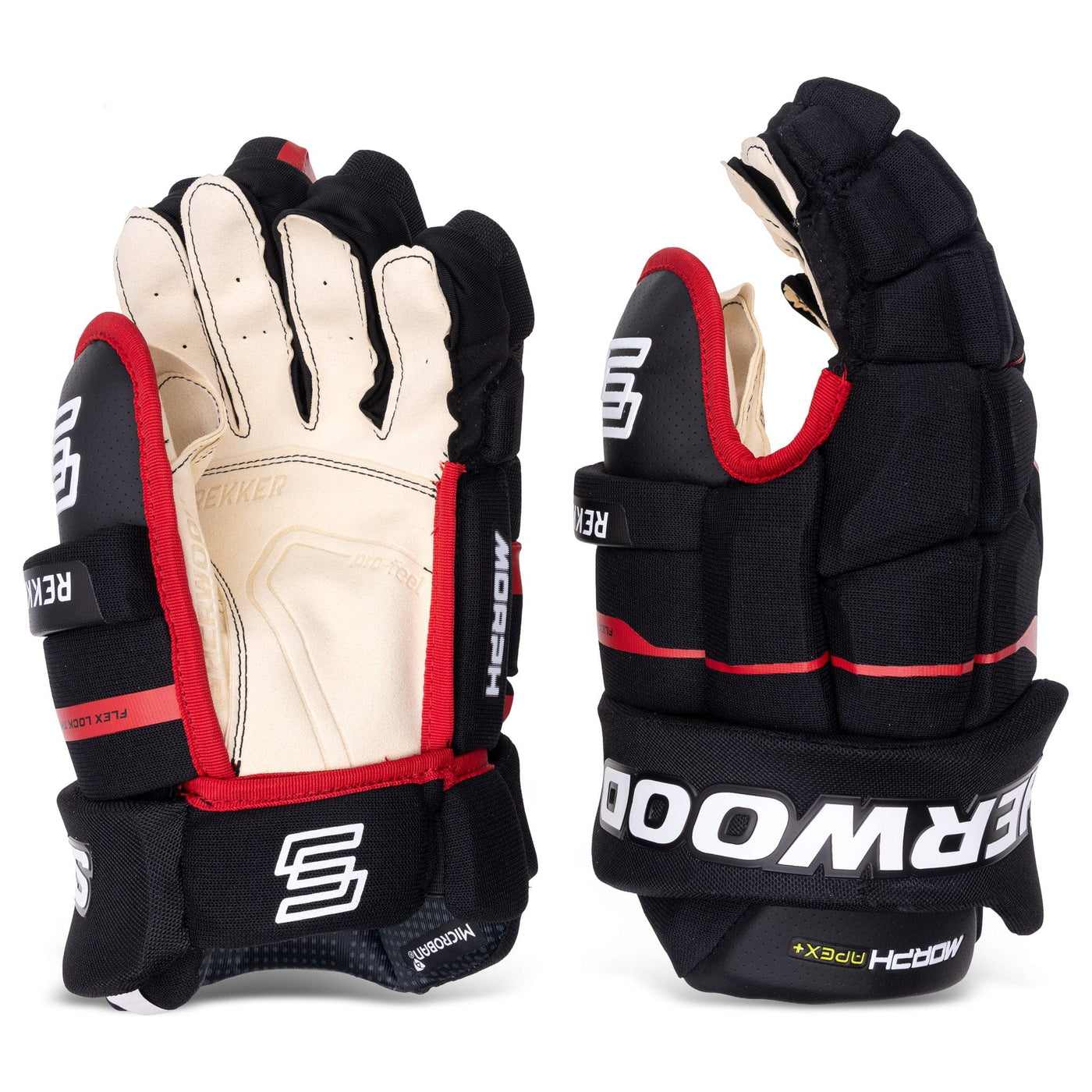 Sherwood Rekker Morph APEX+ Senior Hockey Gloves - TheHockeyShop.com