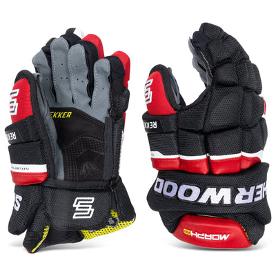 Sherwood Rekker Morph Pro Junior Hockey Gloves - TheHockeyShop.com
