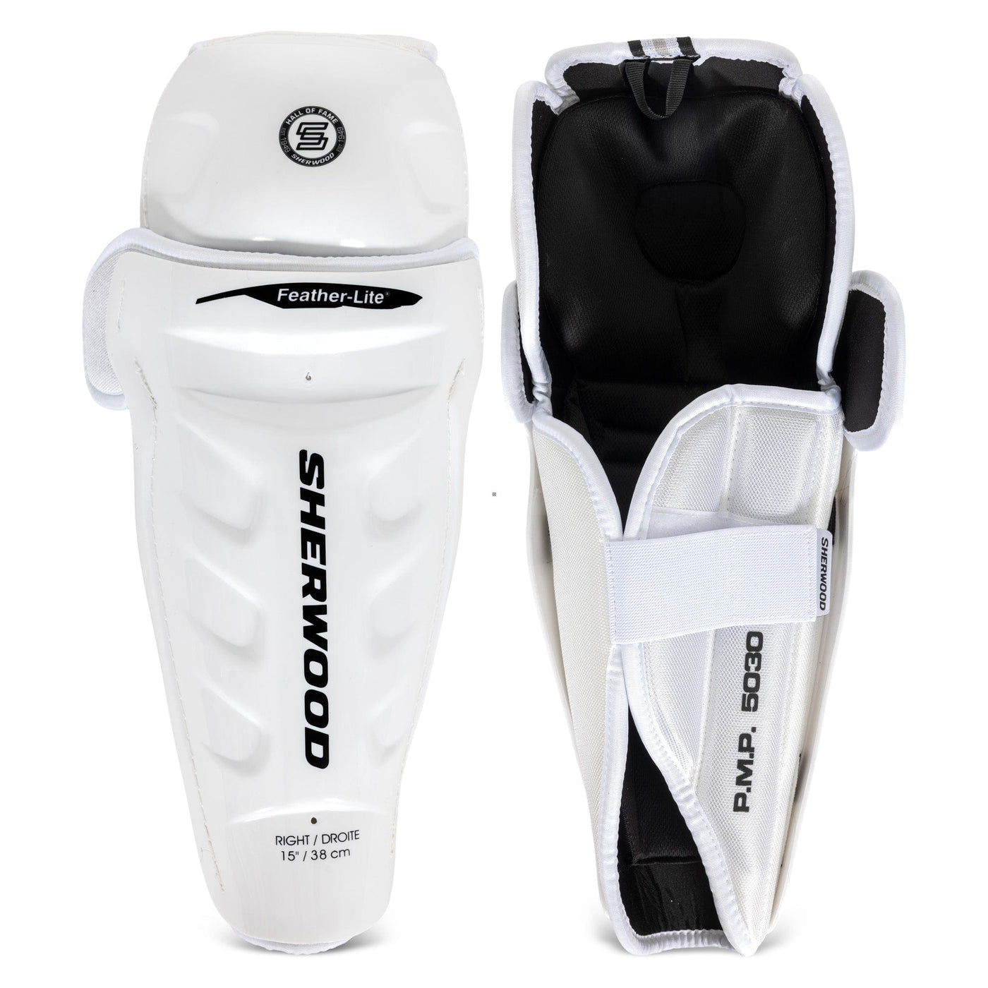 Sherwood 5030 HOF Senior Hockey Shin Guards - TheHockeyShop.com