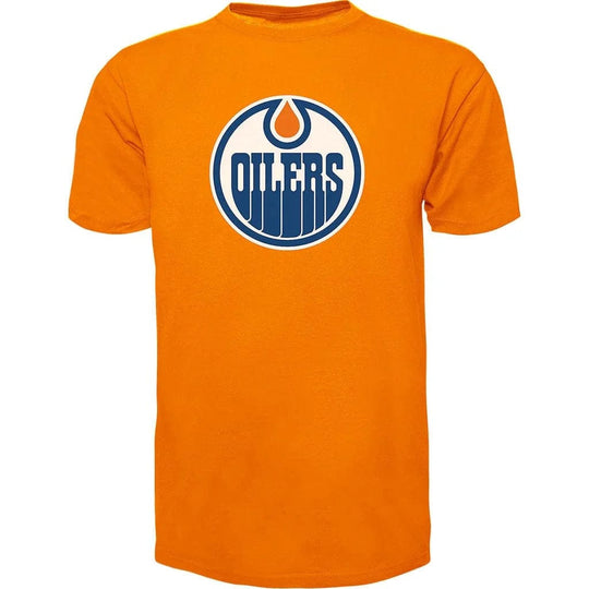 47 Brand NHL Fan Tee Shirt - Edmonton Oilers Orange M / Edmonton Oilers - The Hockey Shop