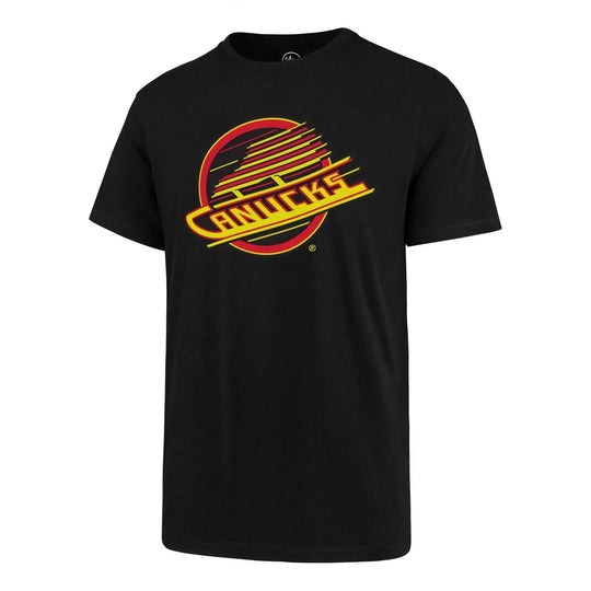 47 Brand NHL Fan Tee Shirt - Vancouver Canucks Skate Third Black / S - The Hockey Shop
