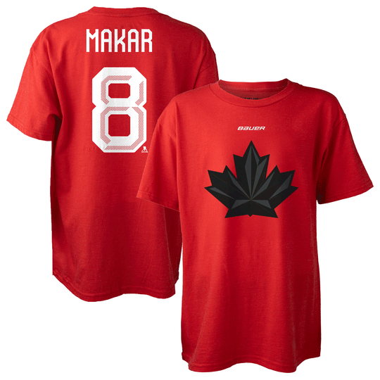 Bauer Hockey Canada Olympic N&N Shortsleeve  Shirt - Cale Makar - The Hockey Shop