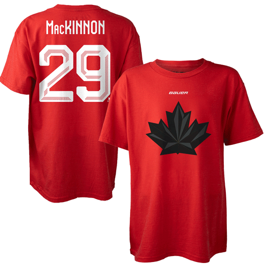 Bauer Hockey Canada Olympic N&N Shortsleeve Shirt - Nathan MacKinnon - The Hockey Shop