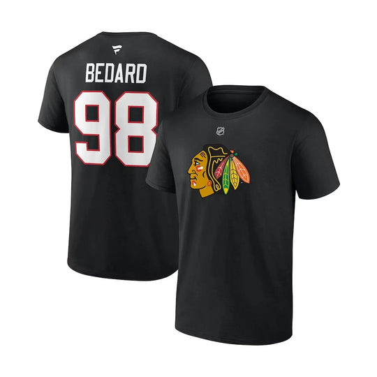 Chicago Blackhawks Fanatics Authentic N&N Mens Shirt - Connor Bedard Black / XXL - The Hockey Shop