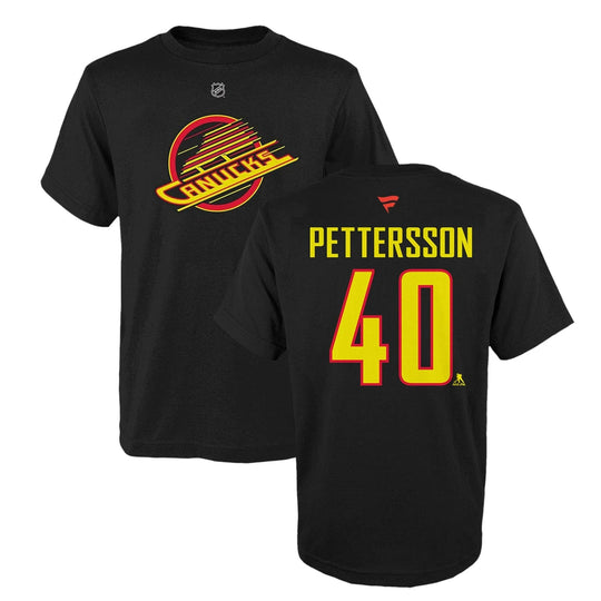 Fanatics Auth N&N Mens Shirt - Vancouver Canucks Third Elias Pettersson Black / L - The Hockey Shop