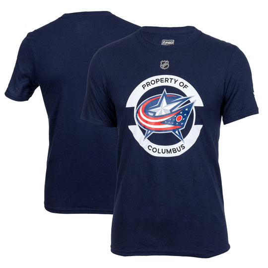 Fanatics Authentic Pro Core Secondary Mens Shirt - Columbus Blue Jackets M / Navy - The Hockey Shop
