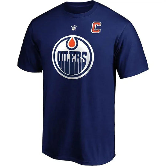 Fanatics Retired N&N Mens Shirt - Edmonton Oilers Mark Messier Blue / XL - The Hockey Shop