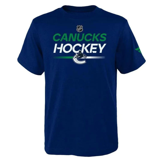 Outer Stuff AP Wordmark Youth Shirt - Vancouver Canucks Vancouver Canucks / XL-20 - The Hockey Shop