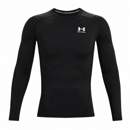 Under Armour HeatGear Compression Longsleeve Mens Shirt Black / L - The Hockey Shop