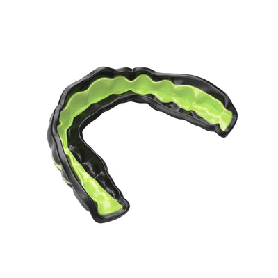 Shock Doctor MicroGel Wings Mouth Guard - Black / Shock Green - The Hockey Shop Source For Sports