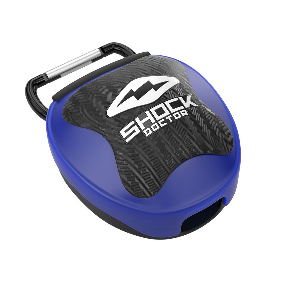 Shock Doctor Mouthguard Case Translucent Blue OSFA - TheHockeyShop.com