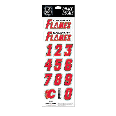 Calgary Flames Sidelines NHL Team Logo Helmet Decals - The Hockey Shop Source For Sports