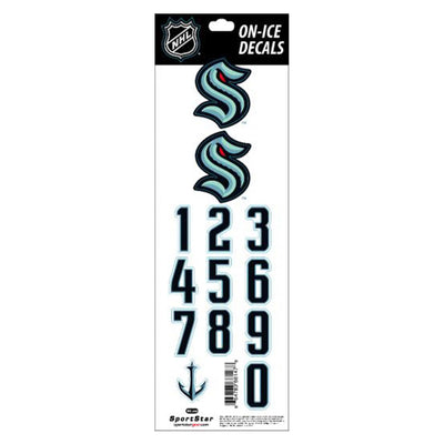 Seattle Kraken Sidelines NHL Team Logo Helmet Decals - The Hockey Shop Source For Sports