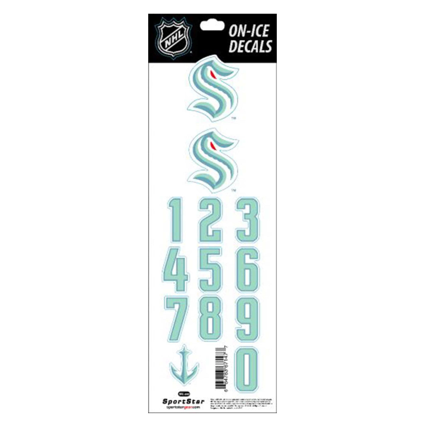 Seattle Kraken Sidelines NHL Team Logo Helmet Decals - The Hockey Shop Source For Sports