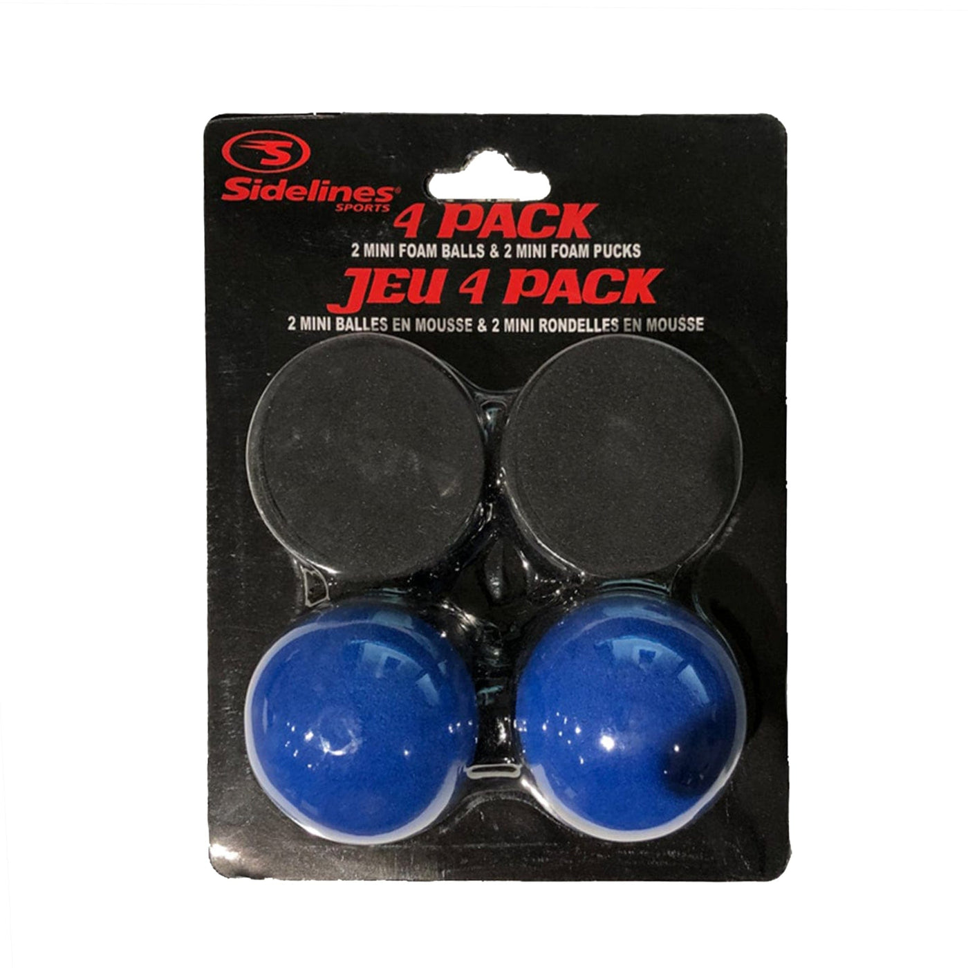Sidelines Sports Mini Hockey Foam Ball & Puck Set (4 Pack) - The Hockey Shop Source For Sports