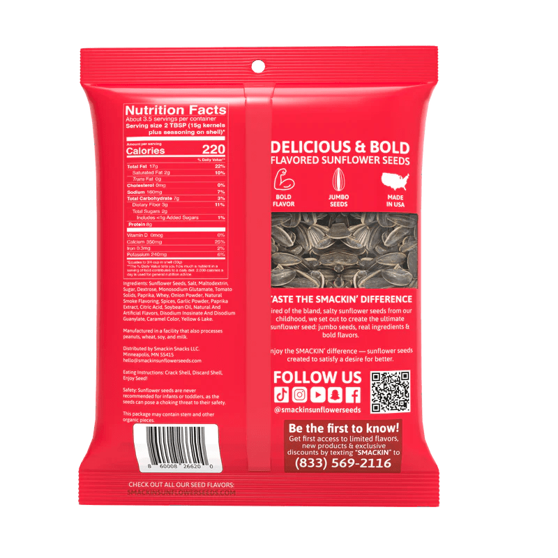 Smackin Sunflower Seeds - Backyard BBQ - TheHockeyShop.com