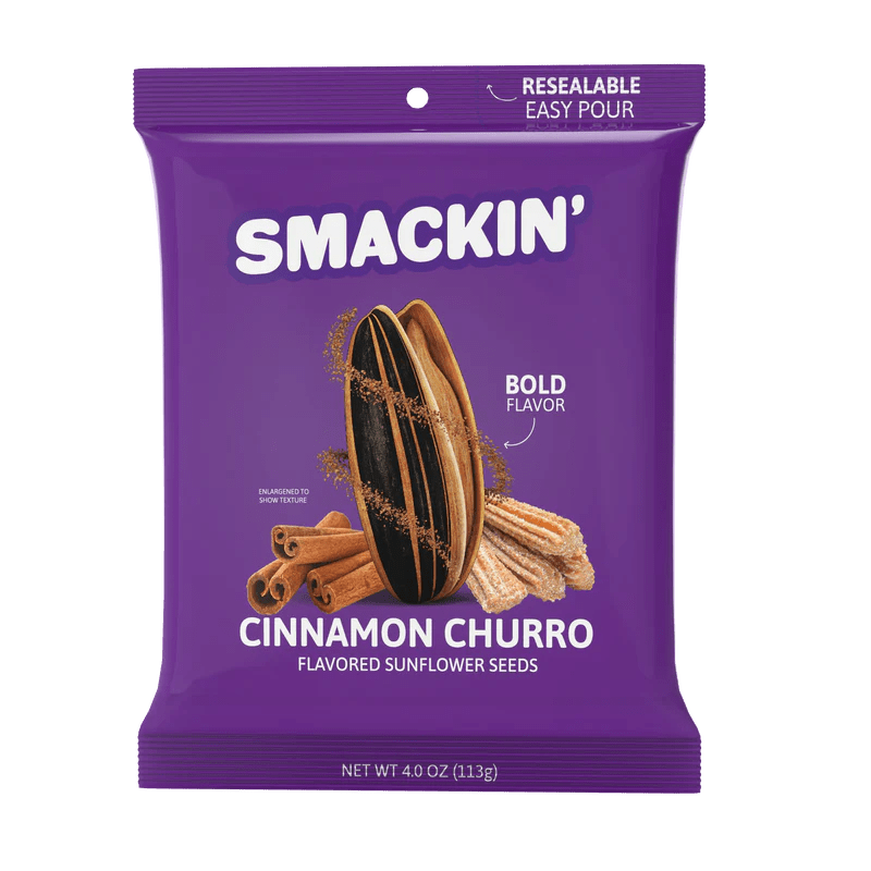 Smackin Sunflower Seeds - Cinnamon Churro - TheHockeyShop.com