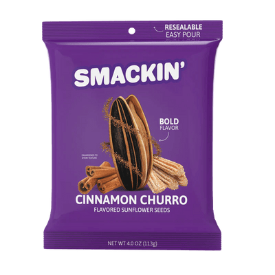Smackin Sunflower Seeds - Cinnamon Churro - TheHockeyShop.com