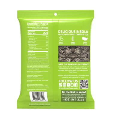 Smackin Sunflower Seeds - Dill Pickle - TheHockeyShop.com