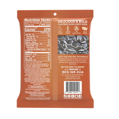 Smackin Sunflower Seeds - Maple Brown Sugar - TheHockeyShop.com