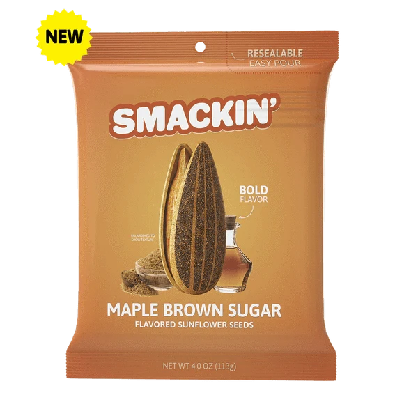 Smackin Sunflower Seeds - Maple Brown Sugar - TheHockeyShop.com