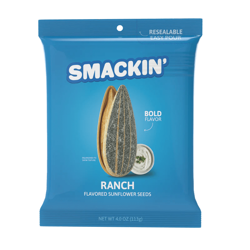 Smackin Sunflower Seeds - Ranch - TheHockeyShop.com