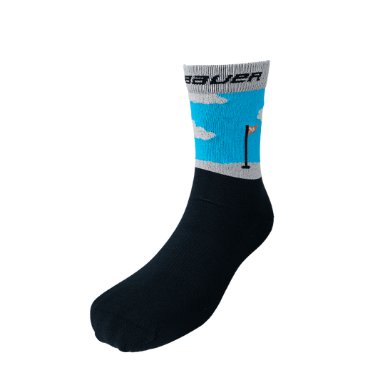 Bauer Golf Crew Socks - Black XS - The Hockey Shop