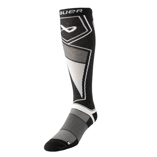 Bauer Supreme Pro Skate Socks XL / Black - The Hockey Shop