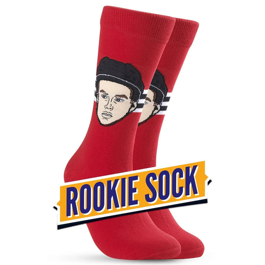 Chicago Blackhawks Major League Socks Connor Bedard - Rookie Sock / 7-12 - The Hockey Shop