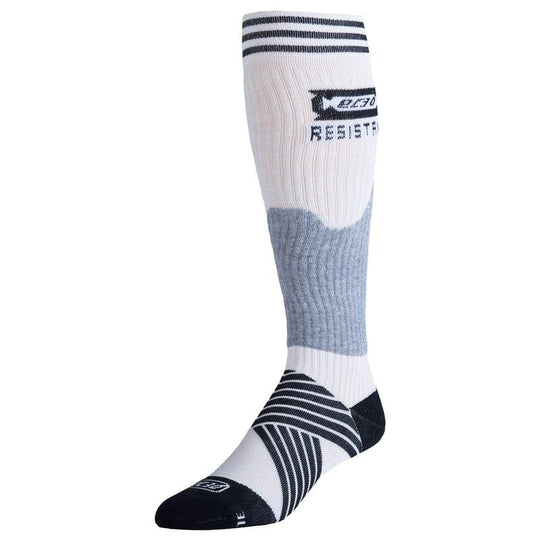 EC3D Cut Resistant Compression Socks S-2 / Grey/White - The Hockey Shop