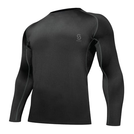 Source For Sports Shirts Source for Sports Fitted Longsleeve Mens Shirt Black / S - TheHockeyShop