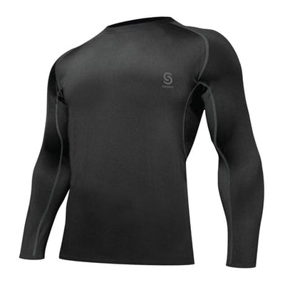 Source For Sports Shirts Source for Sports Fitted Longsleeve Mens Shirt Black / S - TheHockeyShop