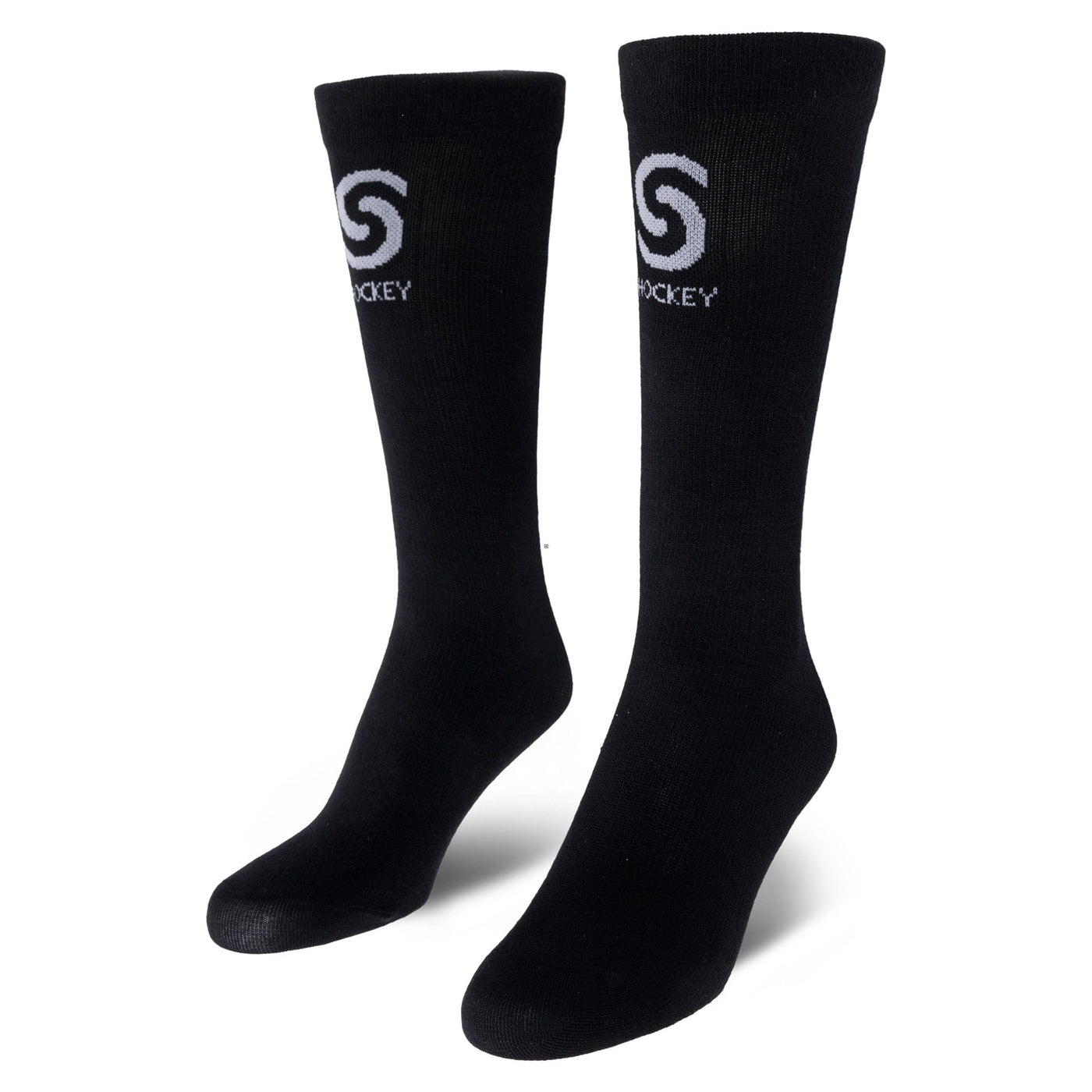 Source For Sports Socks Source for Sports Thin Fit Liner Skate Socks Black / JR (1-5) - TheHockeyShop