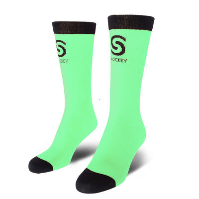 Source For Sports Socks Source for Sports Thin Fit Liner Skate Socks Lime Green / JR (1-5) - TheHockeyShop