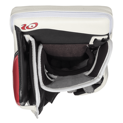 CCM Blockers CCM Extreme Flex E7.9 Heaton Intermediate Goalie Blocker White / Black / Red / Regular - TheHockeyShop