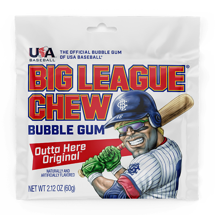Big League Chew Original Bubble Gum - TheHockeyShop.com