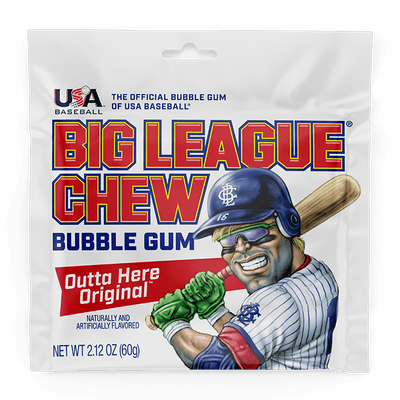 Big League Chew Original Bubble Gum - TheHockeyShop.com