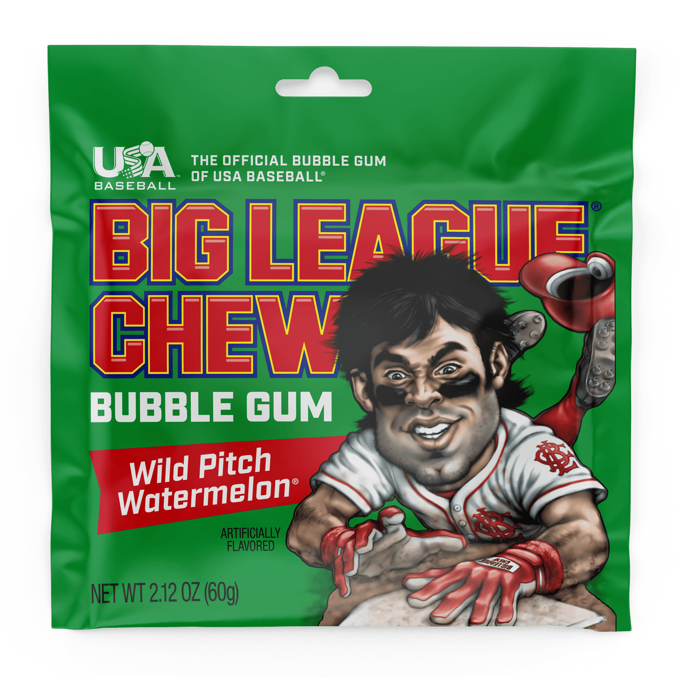 Big League Chew Watermelon Bubble Gum - TheHockeyShop.com