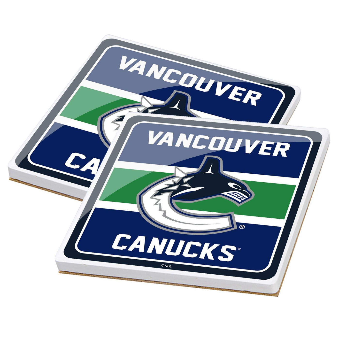 Mustang NHL Ceramic Coaster (2 Pack) - Vancouver Canucks - TheHockeyShop.com