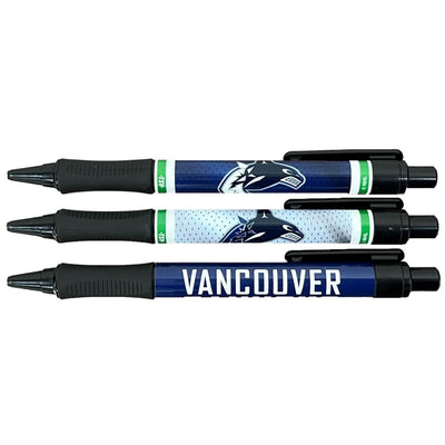 Sports Vault NHL Soft Pen (3 Pack) - Vancouver Canucks - The Hockey Shop Source For Sports