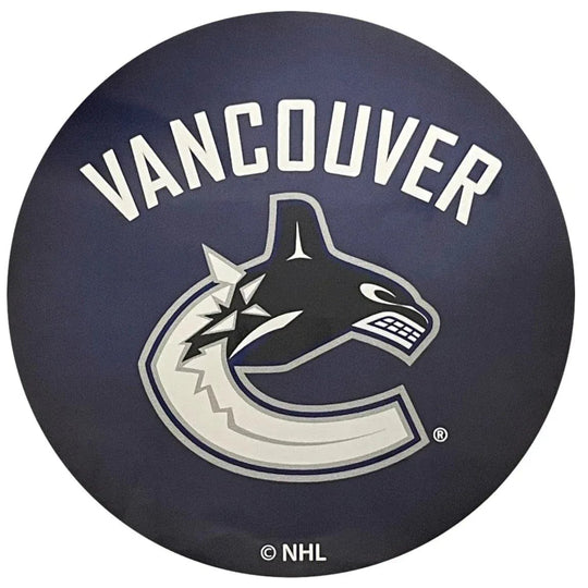 Sports Vault NHL Round Vinyl Decal - Vancouver Canucks Vancouver Canucks / Vinyl Decal - The Hockey Shop