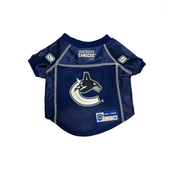 Hockey Jersey Dog Canucks Jersey Sports Vault NHL Pet Jersey