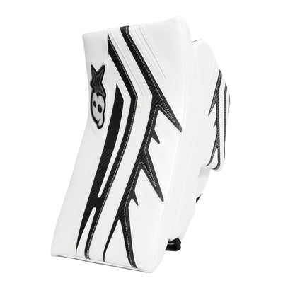 TheHockeyShop.com Brian's ICONIK2 Senior Goalie Blocker White / Black / Regular - TheHockeyShop