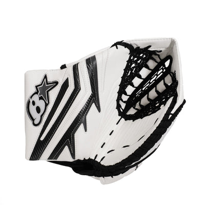 TheHockeyShop.com Brian's ICONIK2 Senior Goalie Catcher White / Black / Regular - TheHockeyShop