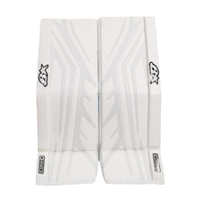 TheHockeyShop.com Brian's ICONIK2 Senior Goalie Leg Pads White / 33+1 - TheHockeyShop