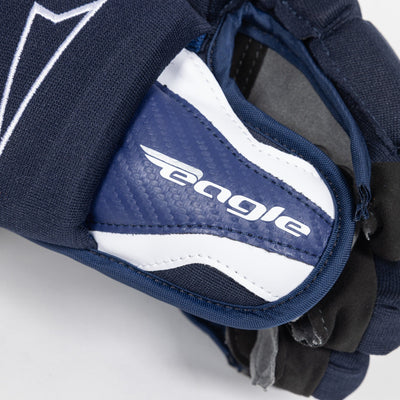 Eagle Aero Team Senior Hockey Gloves (2023) Navy 14" - TheHockeyShop.com
