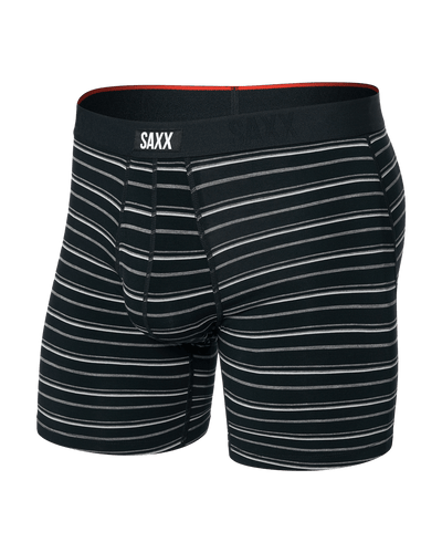 Saxx Vibe Xtra Soft Comfort Boxers - Black Coast Stripe - TheHockeyShop.com