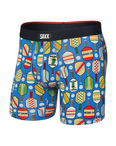 Saxx Vibe Xtra Soft Comfort Boxers - Day Dinking-Bold Blue - TheHockeyShop.com