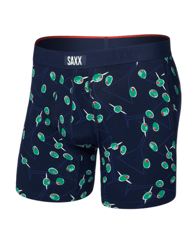 Saxx Vibe Xtra Soft Comfort Boxers - Olive You-Maritime - TheHockeyShop.com